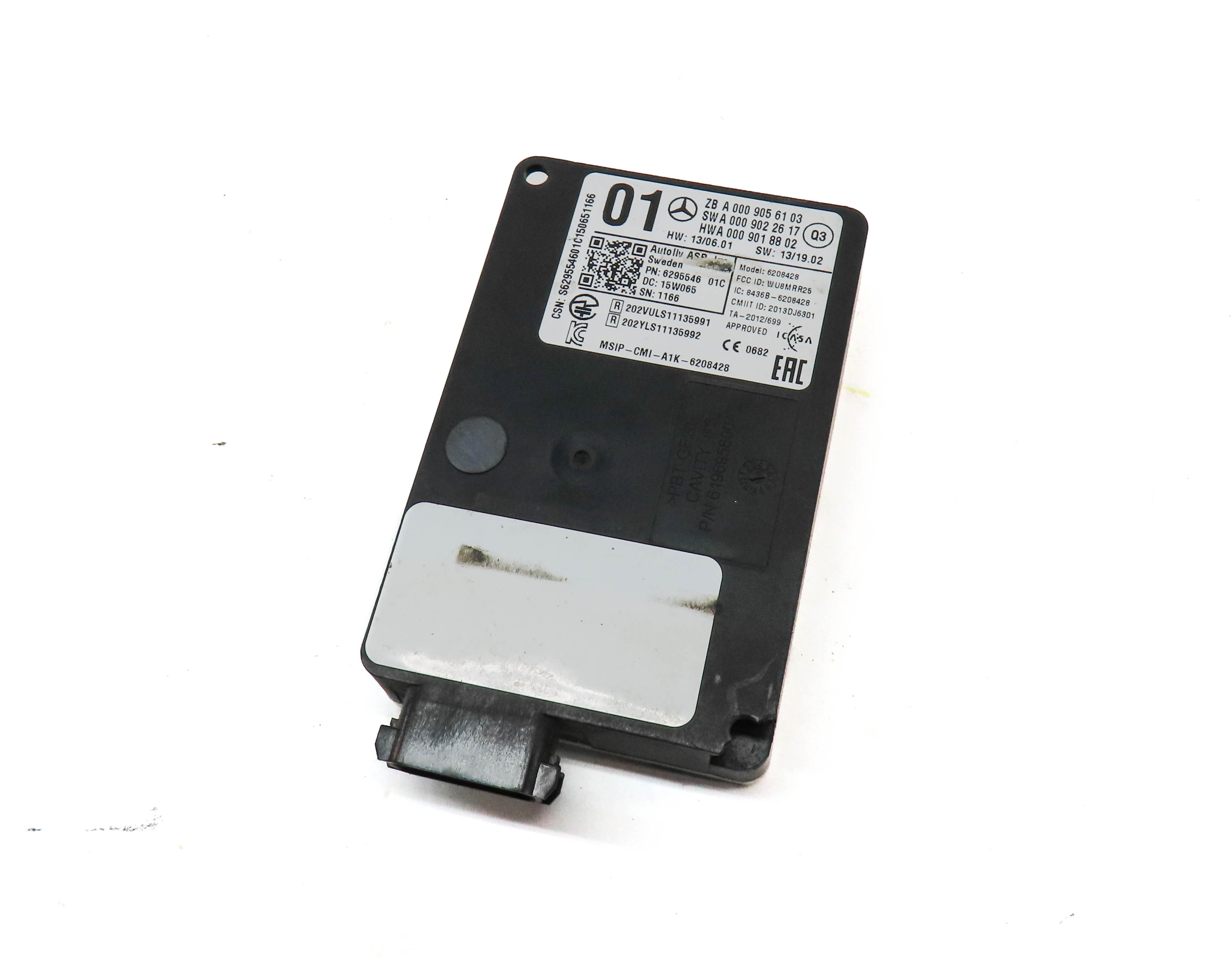 2015-2016 MERCEDES C300 C350 C400 C450 C63 (W205) REAR BLIND SPOT RADAR MODULE — exact item pictured